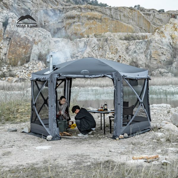 秋野地便携式折叠遮阳防雨防蚊自动帐篷