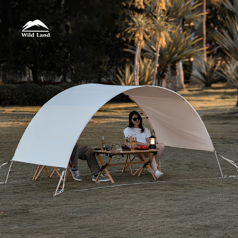 【棚友】秋野地棚友户外天幕帐篷露营涂银防晒凉棚遮阳棚